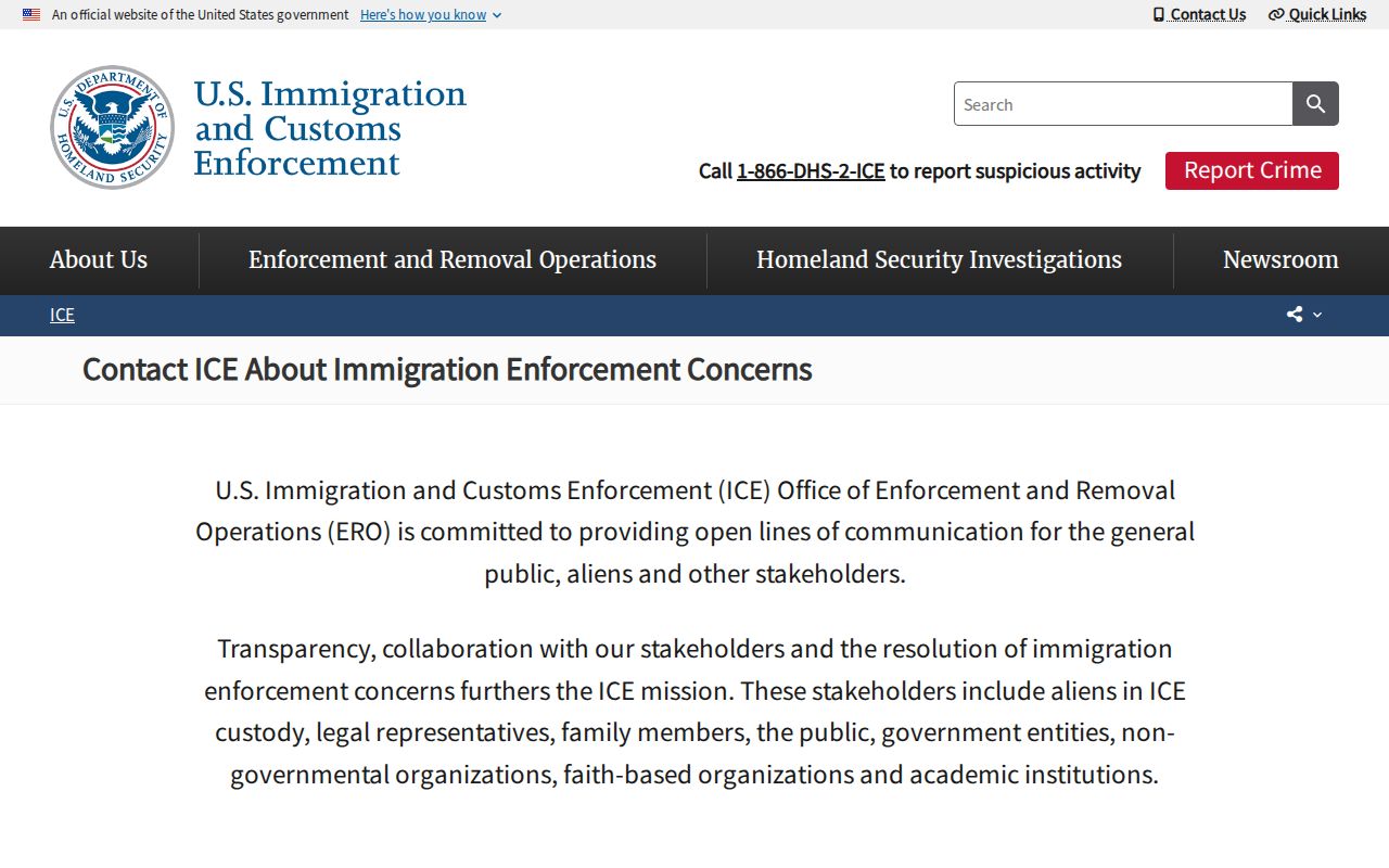 San Juan County ICE detainee release information line
